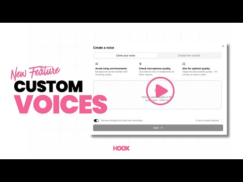 Hoox - Create Custom Voices
