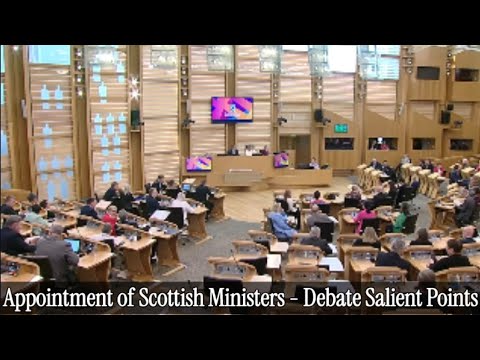 Appointment of Scottish Ministers - Debate Salient Points, 9 May 2024