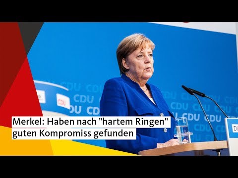 Merkel: Vereinbarung von CDU und CSU zur Sekundärmigration