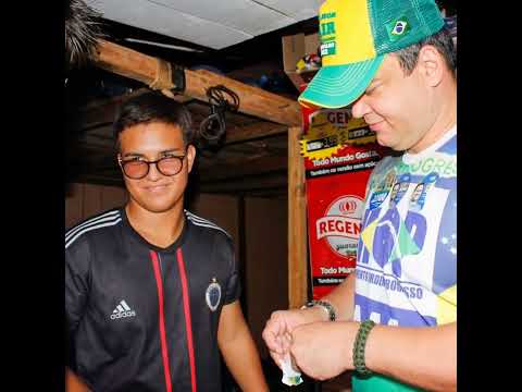 Major Fábio Huss fazendo a caminhada na feira da Panair com Deputado Federal Cap Alberto Neto