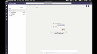 Start a chat in Microsoft Teams - Teams in Two