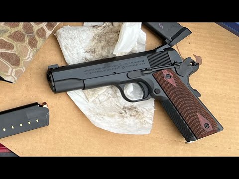 Colt O1911SE-A1 First Range Trip Thoughts 1/2 - 8 Nov 2024