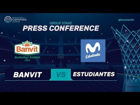 Banvit v Movistar Estudiantes - Press Conference - Basketball Champions League 2017-18