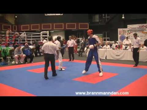 Andreas Angelopolous v Julio Lugo WAKO 2011 -84kg Division