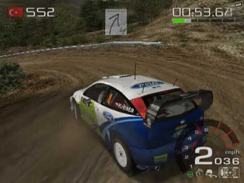 Ford Focus RS WRC \ Rally Turkey SS2 \ WRC: Rally Evolved [PS2]