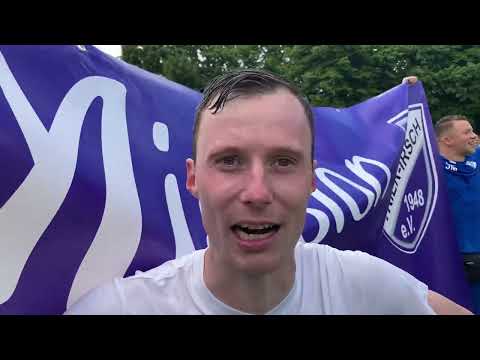 Christoph Nickl, Kapitän SV Trier-Irsch, nach dem 3:0 beim VfL Trier und dem geschafften Aufstieg