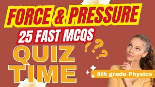 Force and Pressure Quiz  grade 8 Science #physics #cbse #icse