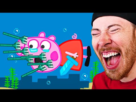 Peppa Pig vs Minecraft Animation