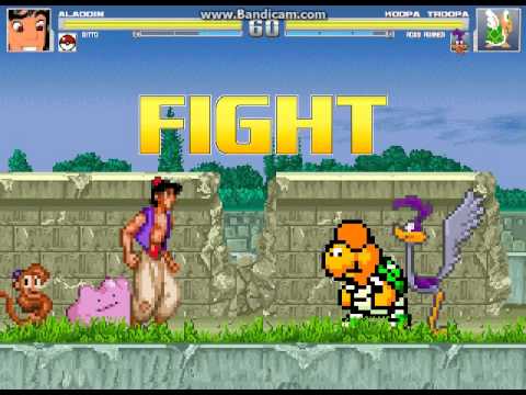 MUGEN: ALADDIN & DITTO vs. KOOPA TROOPA & ROAD RUNNER