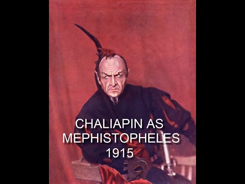 Feodor Chaliapin : Faust : Le veau d'or (The Golden Calf) : 1907 (2022 restoration)