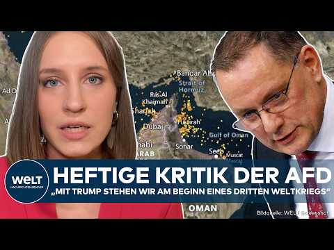 Video Thumbnail: IRAN: AfD geht auf Trump los! Tino Chrupalla sieht massives Risiko bei Krieg in Nahost