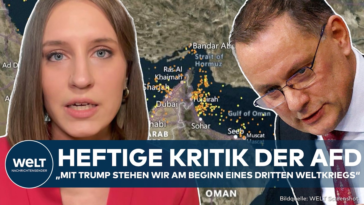 IRAN: AfD geht auf Trump los! Tino Chrupalla sieht massives Risiko bei Krieg in Nahost