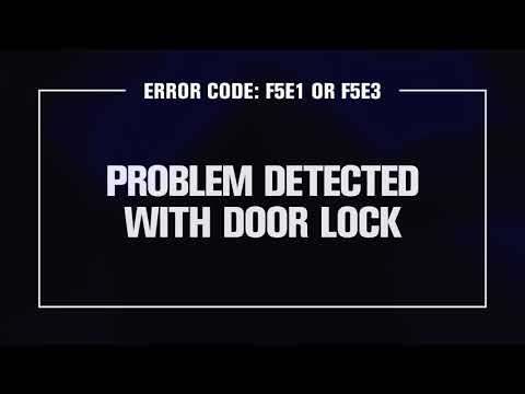 How To Fix F5E1 and F5E3 Error Codes On Maytag® Top Load Washers