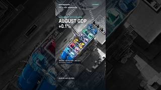 UK August GDP grows 0.1% | October 15 News #Shorts