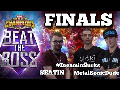 NYCC 2019 FINALS  METAL SONIC vs SEATIN vs #DreaminSucks Beat the Boss | Marvel Contest of Champions