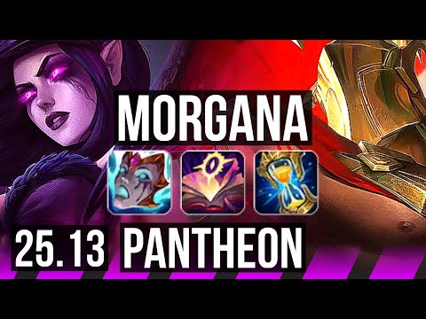 MORGANA & Caitlyn vs PANTHEON & Lucian (SUP) | 6/4/21, 26k DMG | NA Master | 25.13
