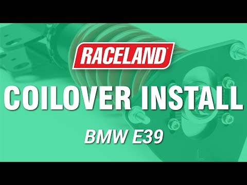 How To Install Raceland BMW E39 Coilovers