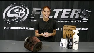 منظف ومزيت فلتر هواء المكينة الزيتي - S&B