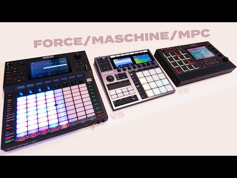 MPC LIVE II vs Maschine Plus vs Akai Force, DAWless Showdown