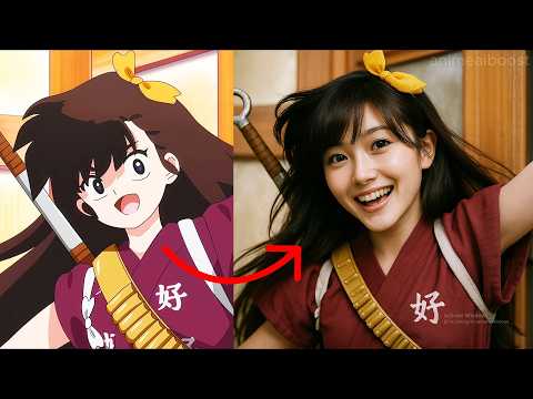 Ranma ½ Characters in Real Life 🥋💧 | AI Live-Action Anime Transformation