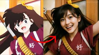 Ranma ½ Characters in Real Life 🥋💧 | AI Live-Action Anime Transformation
