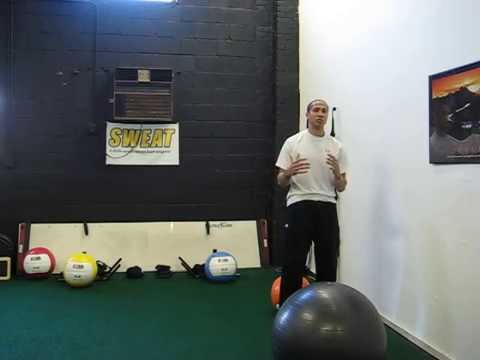 Medicine ball pullover throws