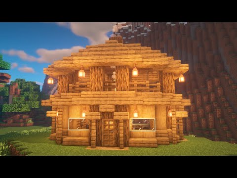 A Novice Builder In Minecraft - Minecraft: How To Build a Round Starter House Easily | Building Tutorial