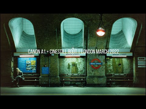 Cinestill 800T in London | Canon A1 Film Photography Walk