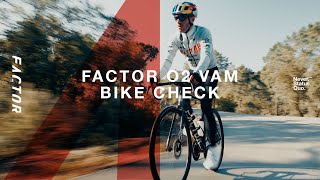 FACTOR O2 VAM - Bike check by David Millar