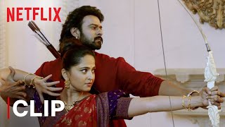 Baahubali and Devasena Arrow Fight Scene | Baahubali 2: The Conclusion | Netflix India