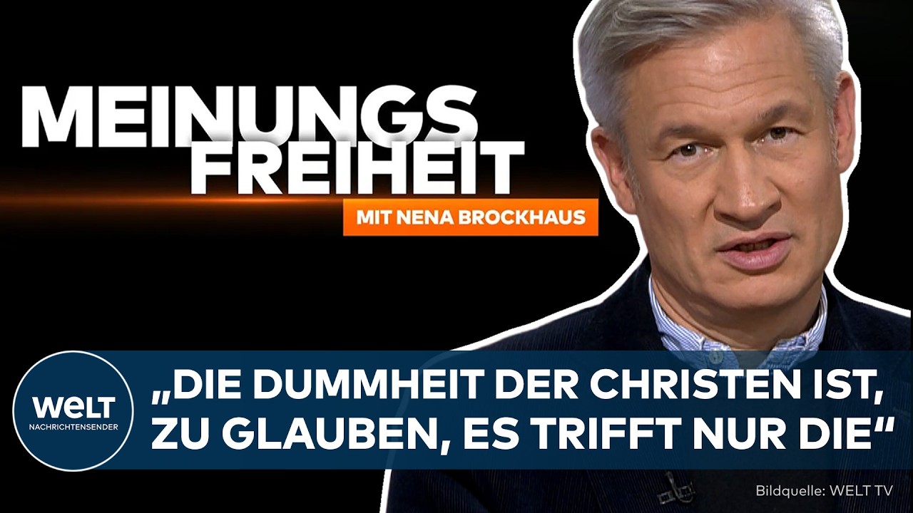 MEINUNGSFREIHEIT: "Zuerst die Synagogen, dann wir!" Ulf Poschardt warnt vor Verfolgung der Christen