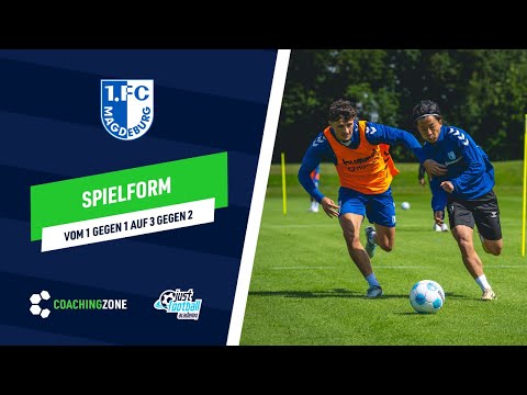 Fussballtraining: Spielform | Vom 1 gegen 1 auf 2 gegen 1 auf 3 gegen 2