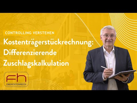 Kostenträgerstückrechnung: Differenzierende Zuschlagskalkulation