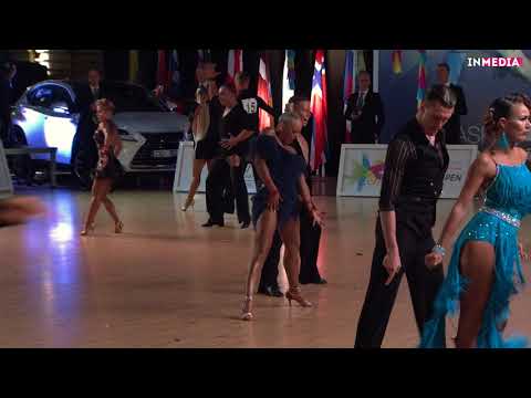 Vladimir Timofeev - Evgenia Florinskaya | R1 Cha-cha-cha | Salaspils Open 2018