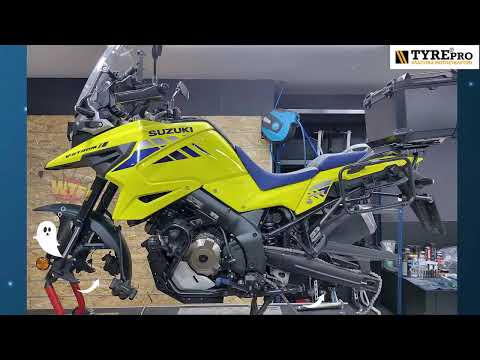 New Bridgestone Battlax Adventure Trail AT41 on Suzuki V-Strom 1050