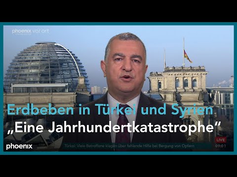 phoenix tagesgespräch mit Ahmet Başar Şen zum Erdbeben in der Türkei und in Syrien am 08.02.23