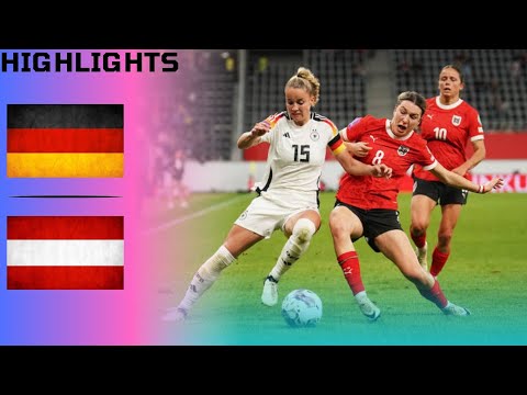 Germany v Austria | Women’s European Qualifiers 2025 - Match Highlights [German commentary]