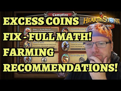 Excess Coins Fixed! Conversion Rate Math and Best Farming Recommendations - Hearthstone Mercenaries