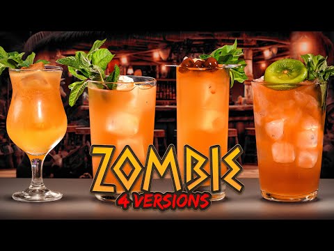 ZOMBIE cocktail 🍹 4 best recipes