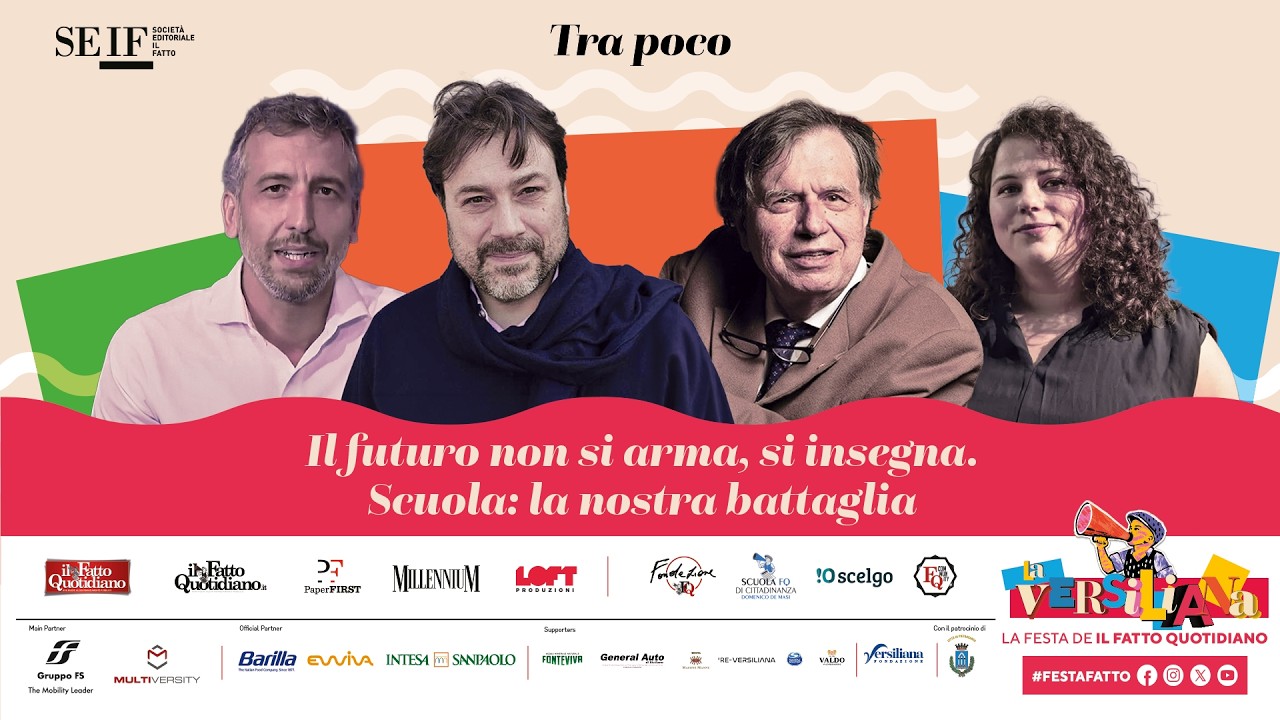 "Il futuro non si arma, si insegna. Scuola: la nostra battaglia”