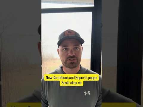 New conditions and reports pages for SaskLakes.ca