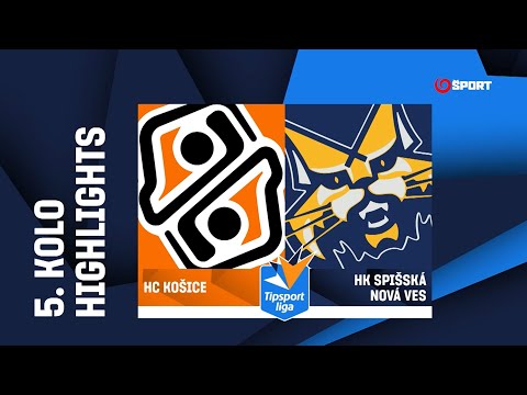 5. kolo: HC Košice - HK Spišská Nová Ves 5:1 (2:1, 2:0, 1:0)