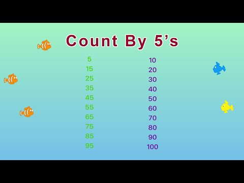 Count By 5's | Skip Counting by 5 Song YouTube | Golden Kids Learning