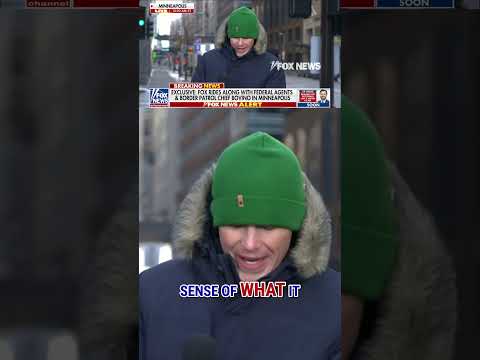 WATCH: Federal agents SWARMED at Minneapolis gas station #foxnews #news #us #fox