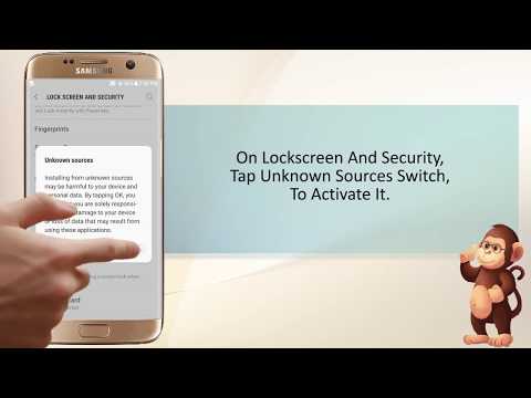 How to use Unkown Sources on Samsung smart phones user guide support