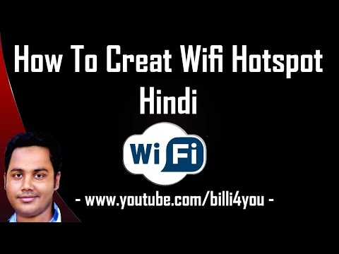 How To Create WiFi Hotspot In Windows 8, 7 - Virtual Router.  Hindi/Urdu