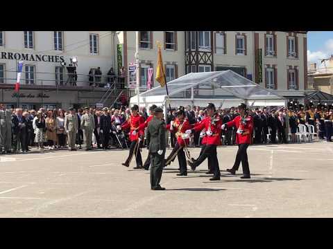 Honorary guard Garderegiment Fuseliers Prinses Irene during DDAy commemoration