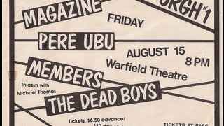 The MEMBERS Fox Warfield 8:15:80 Bill Graham's URGH #1)(Complete show)