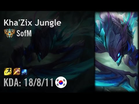 Kha'Zix Jungle vs Rek'Sai - SofM - KR Challenger Patch 6.14