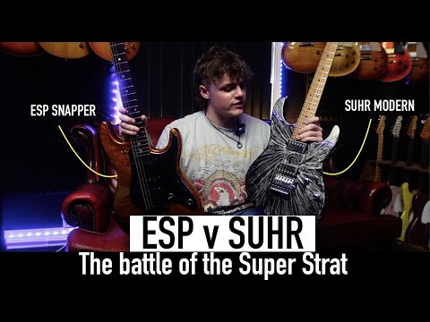 ESP v SUHR - The battle of the Super Strat!!